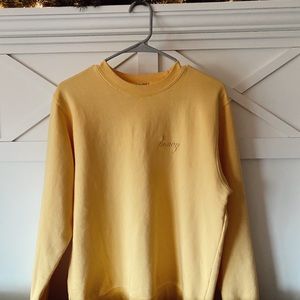 brand new brandy melville honey sweatshirt